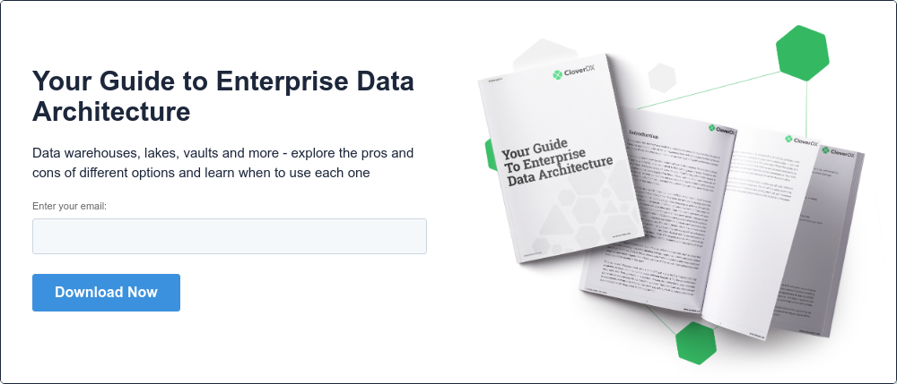 Your Guide to Enterprise Data Architecture Data warehouses, lakes, vaults and more - explore the pros and cons of different options and learn when to use each one